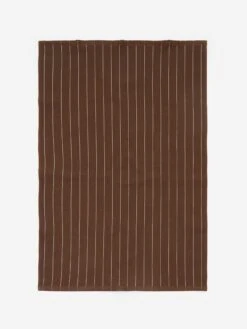 HAY Canteen Tea Towel - Chocolate Pinstripe