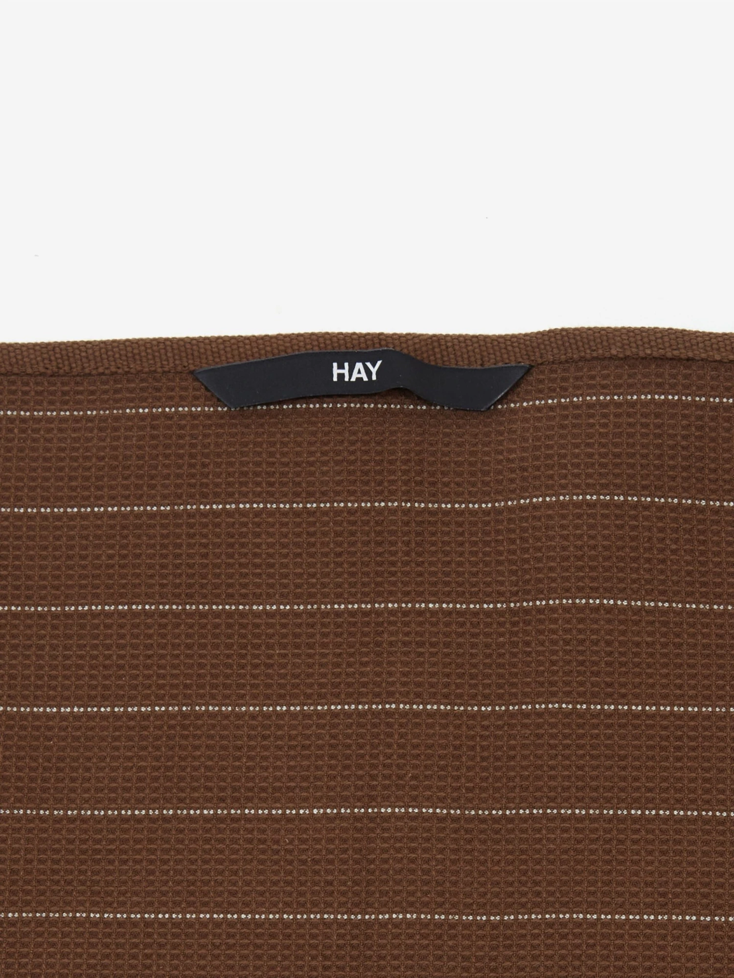 HAY Canteen Tea Towel - Chocolate Pinstripe 4 HAY Canteen Tea Towel - Chocolate Pinstripe - Image 2