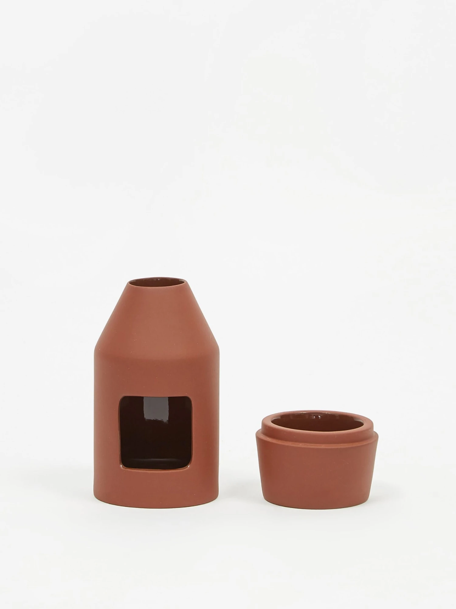 HAY Chim Chim Scent Diffuser - Dark Terracotta 4 HAY Chim Chim Scent Diffuser - Dark Terracotta - Image 2