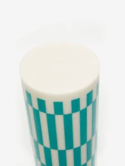 HAY Column Candle Large - Light Grey And Green 7 HAY Column Candle Large - Light Grey And Green -Quality Home Furnishings Store HAY COLUMN CANDLE LARGE LIGHT GREY AND GREEN AW23 GOODHOOD 2