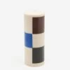 HAY Column Candle - Large - Off-White, Brown, Black And Blue 2 HAY Column Candle - Large - Off-White, Brown, Black And Blue -Quality Home Furnishings Store HAY COLUMN CANDLE LARGE OFF WHITE BROWN BLACK AND BLUE AW23 GOODHOOD 1