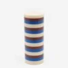 HAY Column Candle - Medium - Off-White, Brown And Blue 2 HAY Column Candle - Medium - Off-White, Brown And Blue -Quality Home Furnishings Store HAY COLUMN CANDLE MEDIUM OFF WHITE BROWN AND BLUE AW23 GOODHOOD 1