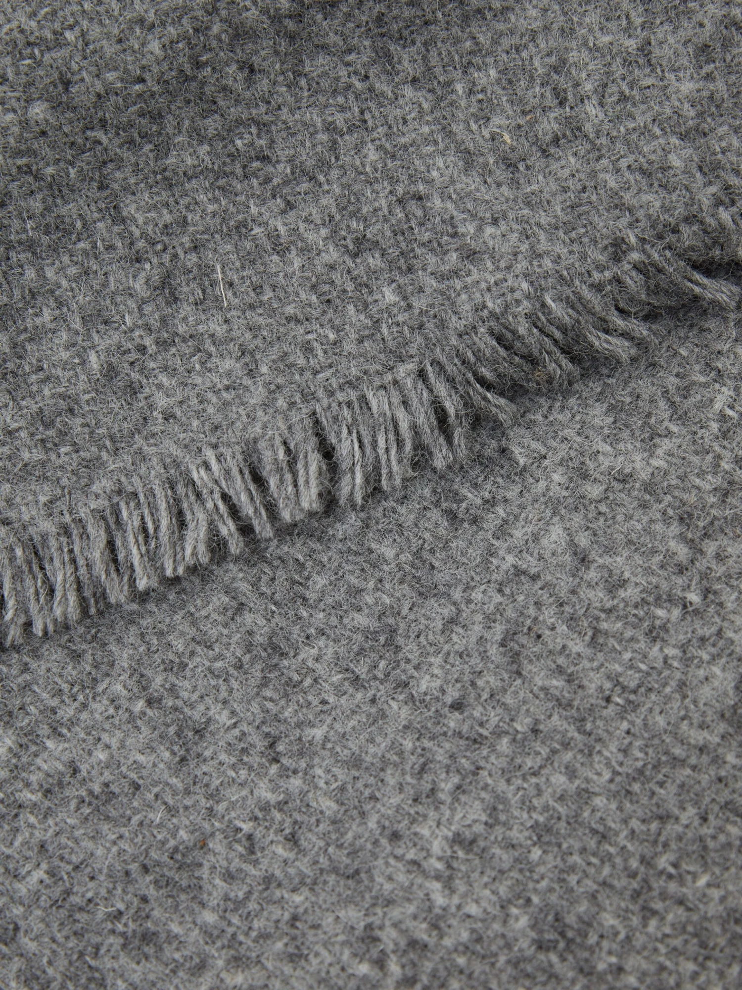 HAY Mono Wool Blanket 130cm X 180cm - Grey Melane 4 HAY Mono Wool Blanket 130cm X 180cm - Grey Melane - Image 2