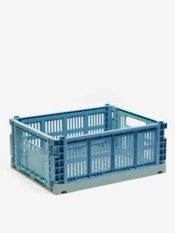 HAY Recycled Colour Crate Mix - Medium - Sky Blue