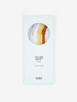 HAY Sip Swirl Straw Set Of 4 - Multi 11 HAY Sip Swirl Straw Set Of 4 - Multi -Quality Home Furnishings Store HAY SIP SWIRL STRAW SET OF 4 MULTI SS23 GOODHOOD