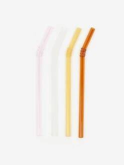 HAY Sip Swirl Straw Set Of 4 - Multi