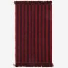 HAY Stripes And Stripes Wool Rug - L95 X W52 - Cherry -Quality Home Furnishings Store HAY STRIPES AND STRIPES WOOL RUG L95 X W52 CHERRY AW23 GOODHOOD