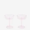 HAY Tint Coupe Glass Set Of 2 - Pink -Quality Home Furnishings Store HAY TINT COUPE GLASS SET OF 2 PINK AW23 GOODHOOD 1