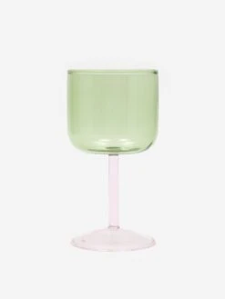 HAY Tint Wine Glass Set Of 2 - Green And Pink 8 HAY Tint Wine Glass Set Of 2 - Green And Pink -Quality Home Furnishings Store HAY TINT WINE GLASS SET OF 2 GREEN AND PINK AW23 GOODHOOD 3