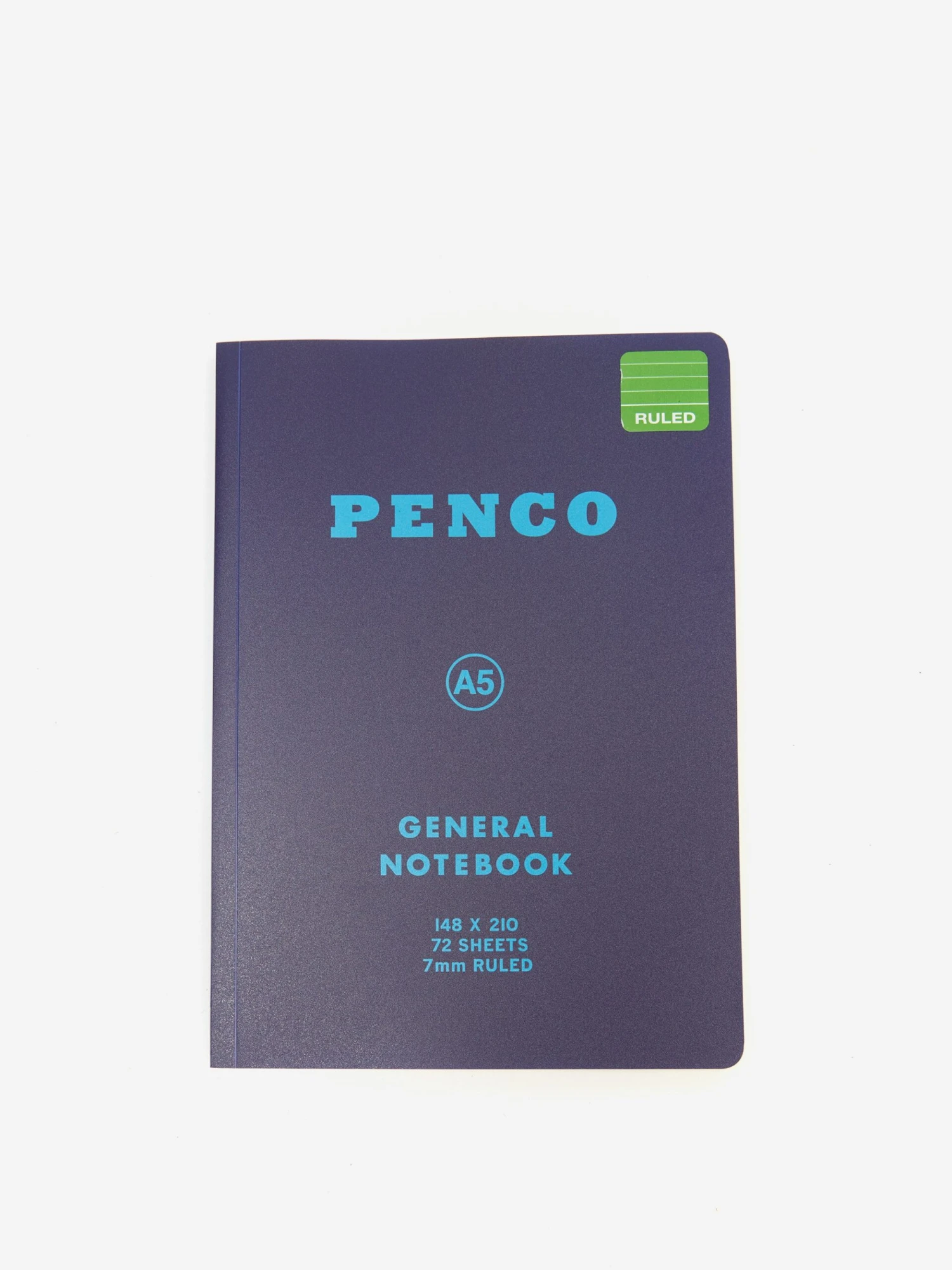 Hightide Penco Soft PP Notebook Ruled A5 - Navy 3 Hightide Penco Soft PP Notebook Ruled A5 - Navy
