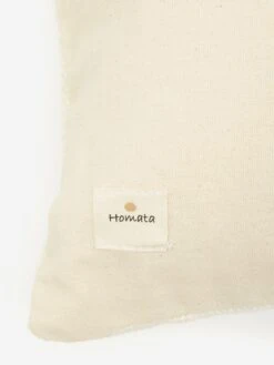 Homata Handwoven New Block Shape Outline Cushion 30cm X 50cm - Ecru -Quality Home Furnishings Store HOMATA HANDWOVEN NEW BLOCK SHAPE OUTLINE CUSHION 30CM X 50CM ECRU AW23 GOODHOOD 3