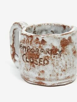 Joe Sweeney Handmade Temporarily Closed Mug 8 Joe Sweeney Handmade Temporarily Closed Mug -Quality Home Furnishings Store JOE SWEENEY HANDMADE TEMPORARILY CLOSED MUG AW23 GOODHOOD 2