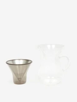 Kinto SCS-04-CC-ST Coffee Carafe Set 600ml - Stainless Steel