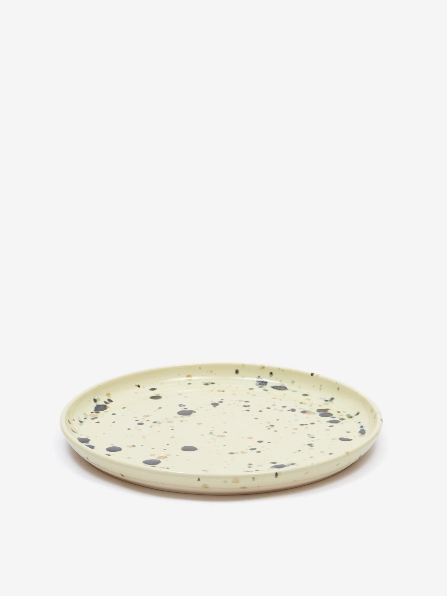 Liam Owen Lichen Glaze Handmade Dinner Plate - Green 3 Liam Owen Lichen Glaze Handmade Dinner Plate - Green