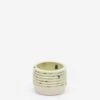 Liam Owen Lichen Glaze Handmade Egg Cup - Green 2 Liam Owen Lichen Glaze Handmade Egg Cup - Green -Quality Home Furnishings Store LIAM OWEN LICHEN GLAZE HANDMADE EGG CUP GREEN AW23 GOODHOOD