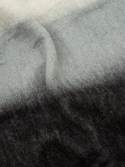 Malagoon Mohair Wool Throw 125cm X 150cm - Black/Grey -Quality Home Furnishings Store MALAGOON MOHAIR WOOL THROW 125CM X 150CM BLACKGREY SS24 GOODHOOD 3