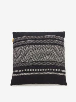 Malagoon Native Stripe Cushion 60cm X 60cm - Black -Quality Home Furnishings Store MALAGOON NATIVE STRIPE CUSHION 60CM X 60CM BLACK SS24 GOODHOOD