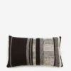 Malagoon Textured Rectangle Cushion 35cm X 60cm - Black -Quality Home Furnishings Store MALAGOON TEXTURED RECTANGLE CUSHION 35CM X 60CM BLACK SS24 GOODHOOD