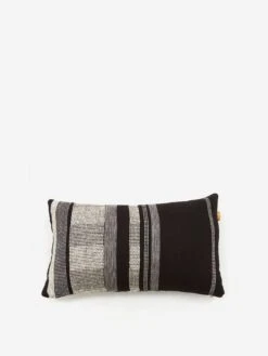 Malagoon Textured Rectangle Cushion 35cm X 60cm - Black -Quality Home Furnishings Store MALAGOON TEXTURED RECTANGLE CUSHION 35CM X 60CM BLACK SS24 GOODHOOD 2