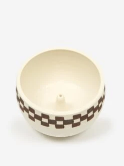 Mellow Incense Bowl Medium - Porcelain Half Check Outside -Quality Home Furnishings Store MELLOW INCENSE BOWL MEDIUM PORCELAIN HALF CHECK OUTSIDE SS21 GOODHOOD 64372 cfb1007b a5c7 4bcb 9b6f 77abf99580c1