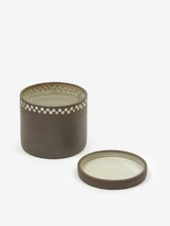 Mellow NYC Short Stout Planter - Dark Brown Small Embossed Painted Check -Quality Home Furnishings Store MELLOW SHORT STOUT PLANTER DARK BROWN SMALL EMBOSSED PAINTED CHECK SS21 GOODHOOD 64360 76f38b9b 5f15 4858 8dd5 8fcab50e53a3