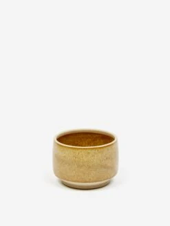Pottery West Stoneware 250ml Lidded Jar - Ochre -Quality Home Furnishings Store POTTERY WEST STONEWARE 250ML LIDDED JAR OCHRE SS23 GOODHOOD 1