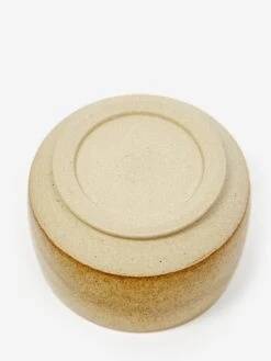 Pottery West Stoneware 250ml Lidded Jar - Ochre -Quality Home Furnishings Store POTTERY WEST STONEWARE 250ML LIDDED JAR OCHRE SS23 GOODHOOD 3