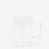 Puebco Borosilicate Shallow Stacking Mug - Clear -Quality Home Furnishings Store PUEBCO BOROSILICATE SHALLOW STACKING MUG CLEAR AW21 GOODHOOD 112574
