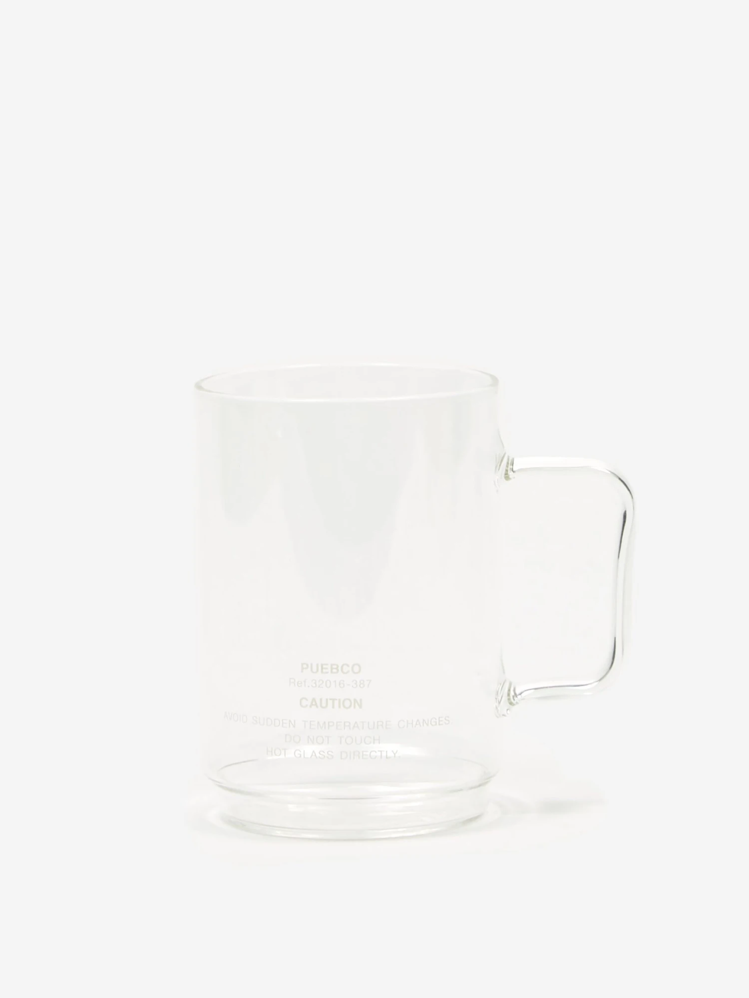 Puebco Borosilicate Shallow Stacking Mug - Clear 3 Puebco Borosilicate Shallow Stacking Mug - Clear