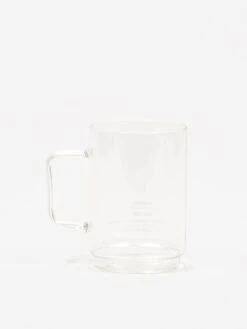 Puebco Borosilicate Shallow Stacking Mug - Clear 7 Puebco Borosilicate Shallow Stacking Mug - Clear -Quality Home Furnishings Store PUEBCO BOROSILICATE SHALLOW STACKING MUG CLEAR AW21 GOODHOOD 112575