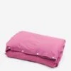 TEKLA Percale Double Duvet Cover 200cm X 200cm - Lingonberry 2 TEKLA Percale Double Duvet Cover 200cm X 200cm - Lingonberry -Quality Home Furnishings Store Percale Double Duvet Lingonberry 3
