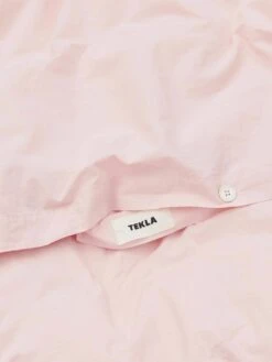 TEKLA Percale Double Duvet Cover 200com X 200cm - Petal Pink -Quality Home Furnishings Store Percale Double Duvet Petal Pink 2
