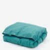 TEKLA Percale Double Duvet Cover 200cm X 200cm - Vintage Green -Quality Home Furnishings Store Percale Double Duvet Vintage Green 3