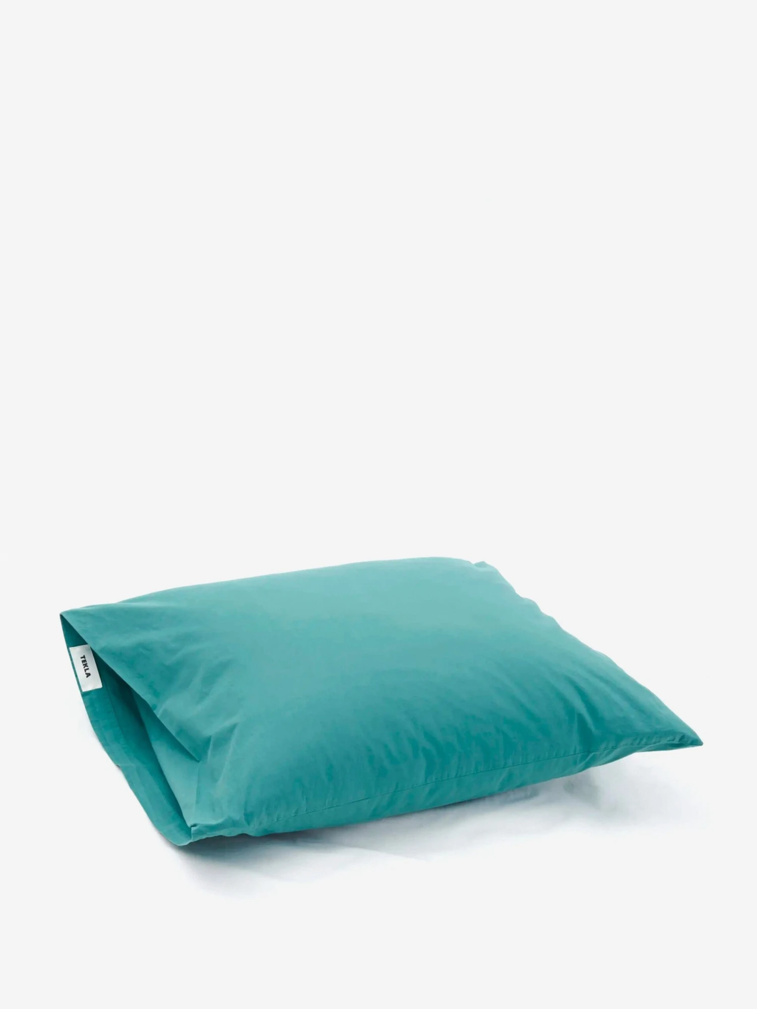 TEKLA Percale Pillow Case 50cm X 75cm - Vintage Green 2 TEKLA Percale Pillow Case 50cm X 75cm - Vintage Green