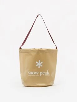 Snow Peak Camping Bucket - Brown
