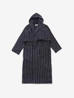 TEKLA Hooded Striped Bathrobe - Antwerp