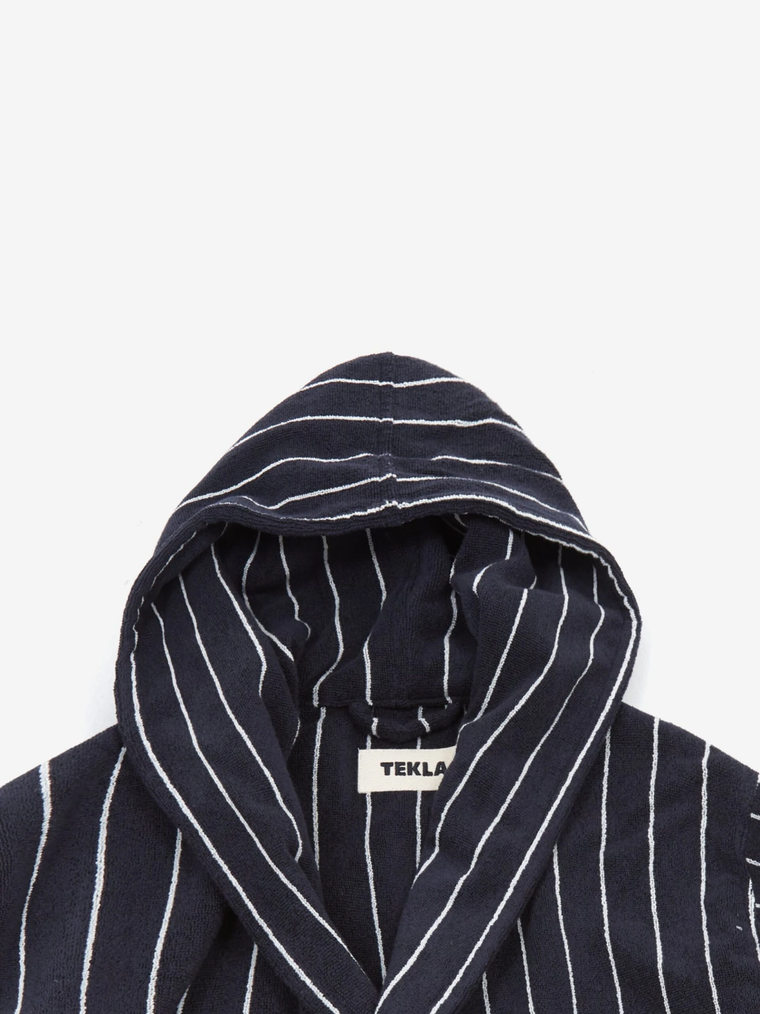 TEKLA Hooded Striped Bathrobe - Antwerp 4 TEKLA Hooded Striped Bathrobe - Antwerp - Image 2