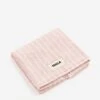 TEKLA Striped Bath Mat - Shaded Pink Stripes -Quality Home Furnishings Store TEKLA STRIPED BATH MAT SHADED PINK STRIPES SS24 GOODHOOD
