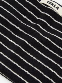 TEKLA Striped Hand Towel - Black Stripes 7 TEKLA Striped Hand Towel - Black Stripes -Quality Home Furnishings Store TEKLA STRIPED HAND TOWEL BLACK STRIPES SS24 GOODHOOD 3