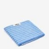TEKLA Striped Hand Towel - Clear Blue Stripes 1 TEKLA Striped Hand Towel - Clear Blue Stripes -Quality Home Furnishings Store TEKLA STRIPED HAND TOWEL CLEAR BLUE STRIPES SS23 GOODHOOD