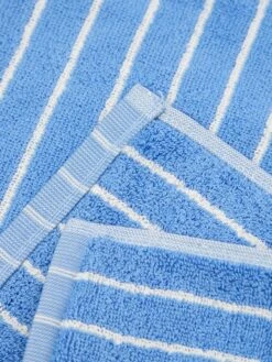 TEKLA Striped Hand Towel - Clear Blue Stripes -Quality Home Furnishings Store TEKLA STRIPED HAND TOWEL CLEAR BLUE STRIPES SS23 GOODHOOD 2 49351ac0 8669 4cc3 9309 344424607793