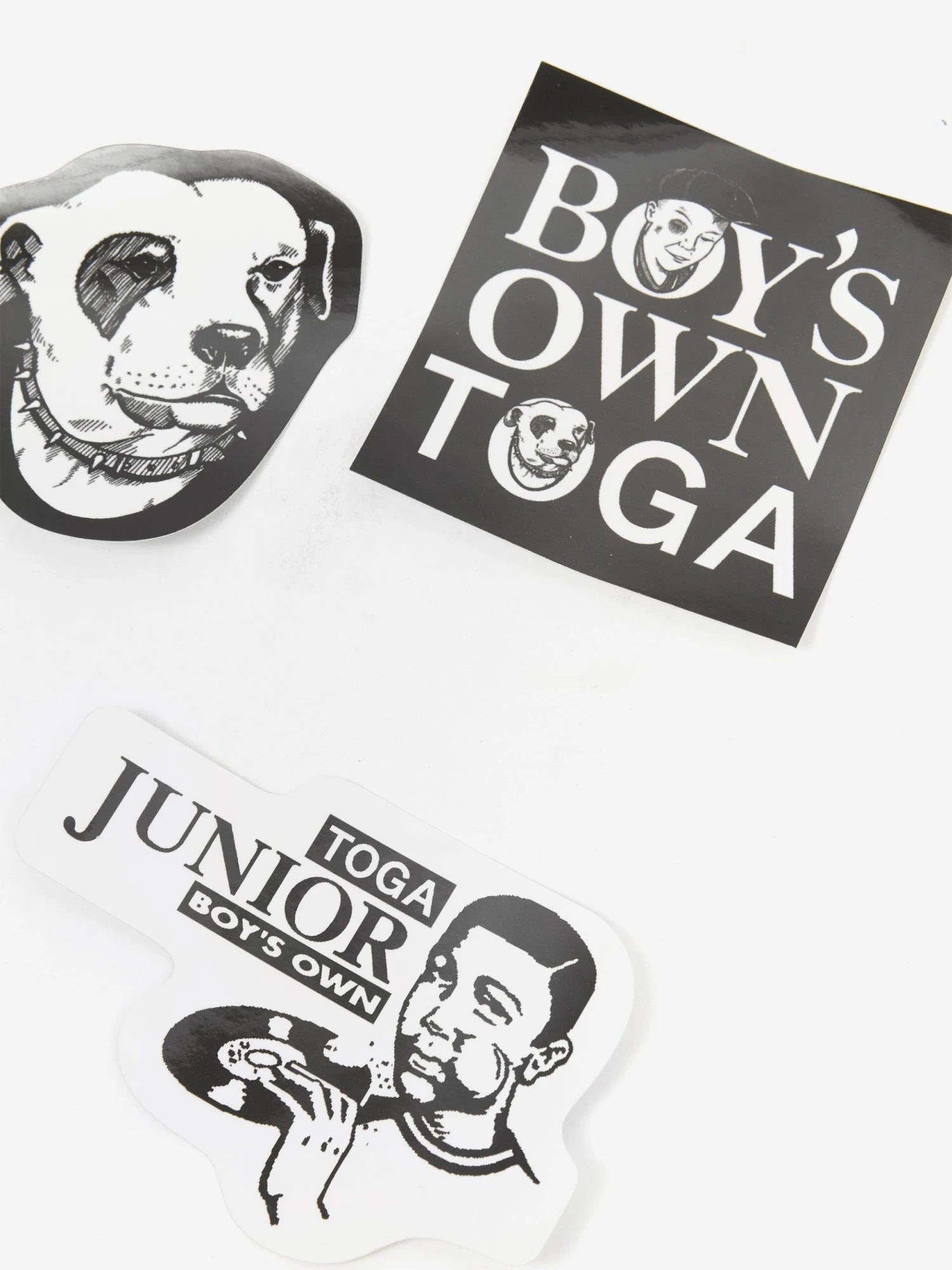TOGA X Boys Own Stickers Set - White 4 TOGA X Boys Own Stickers Set - White - Image 2