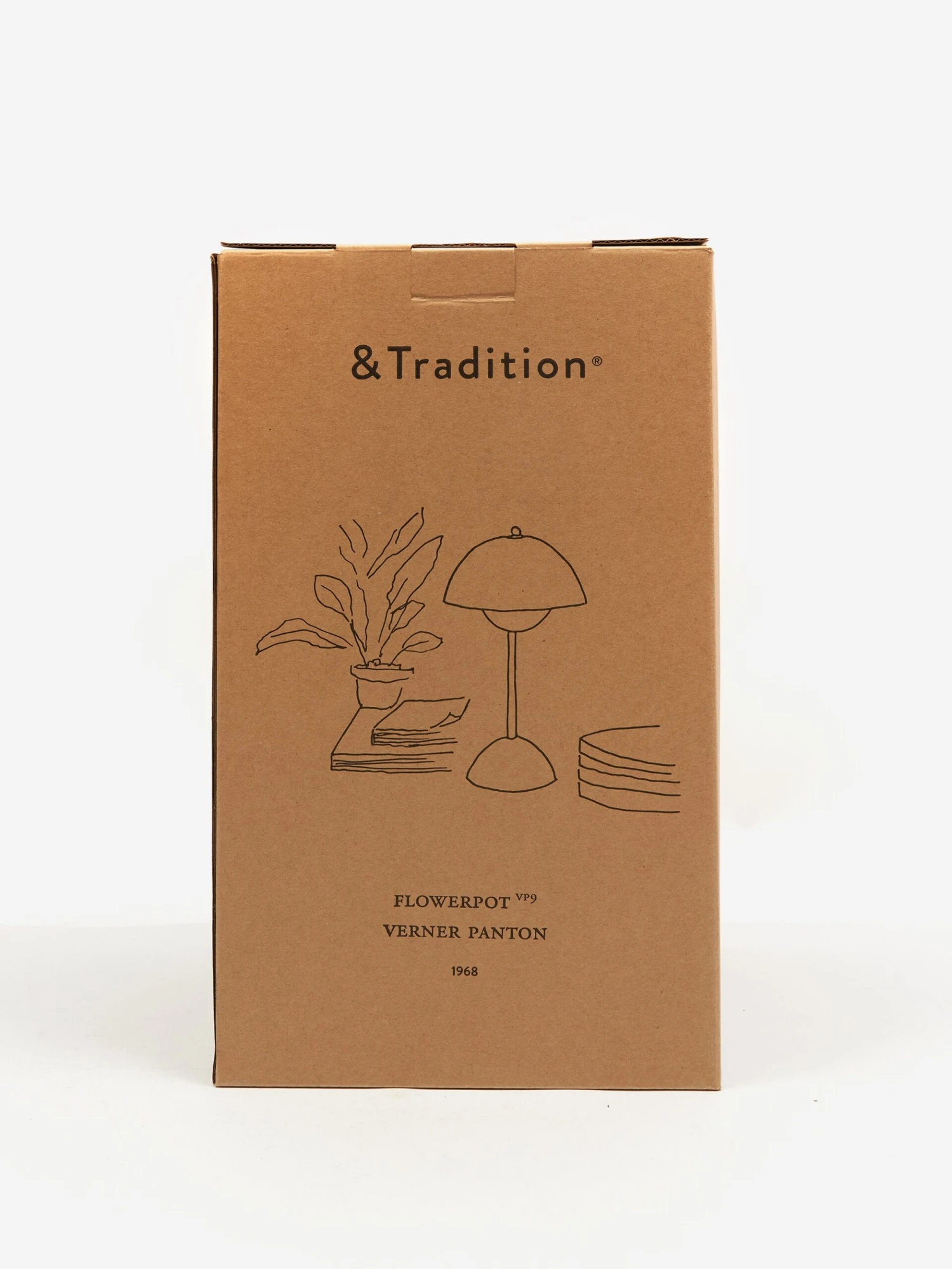 &Tradition Flowerpot Table Portable VP9 - Mustard 5 &Tradition Flowerpot Table Portable VP9 - Mustard - Image 3