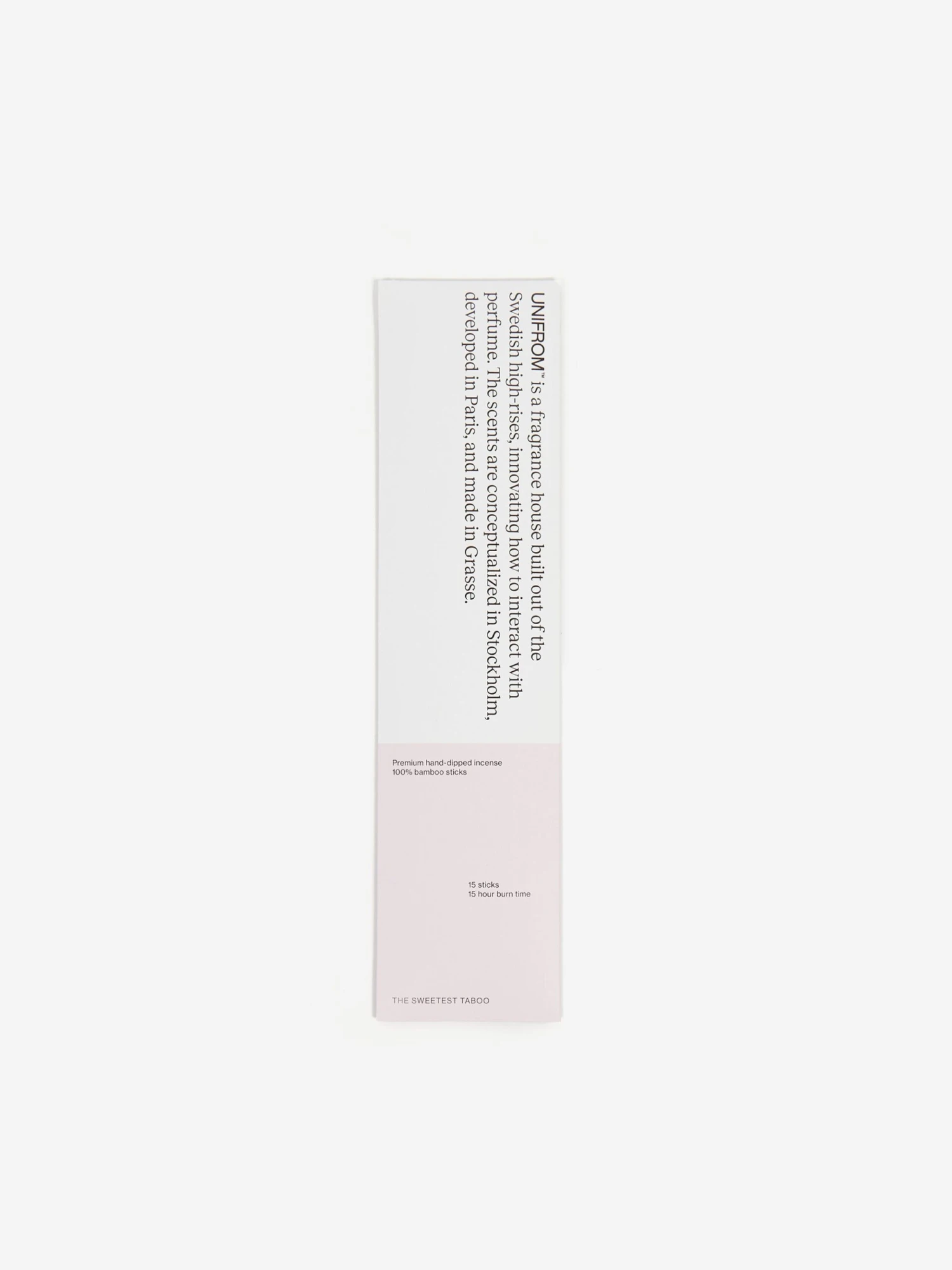 UNIFROM Incense Sticks - The Sweetest Taboo 4 UNIFROM Incense Sticks - The Sweetest Taboo - Image 2