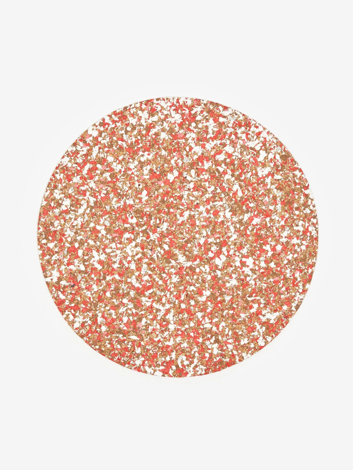 Yod And Co Speckled Cork Placemat 30cm - Red 3 Yod And Co Speckled Cork Placemat 30cm - Red