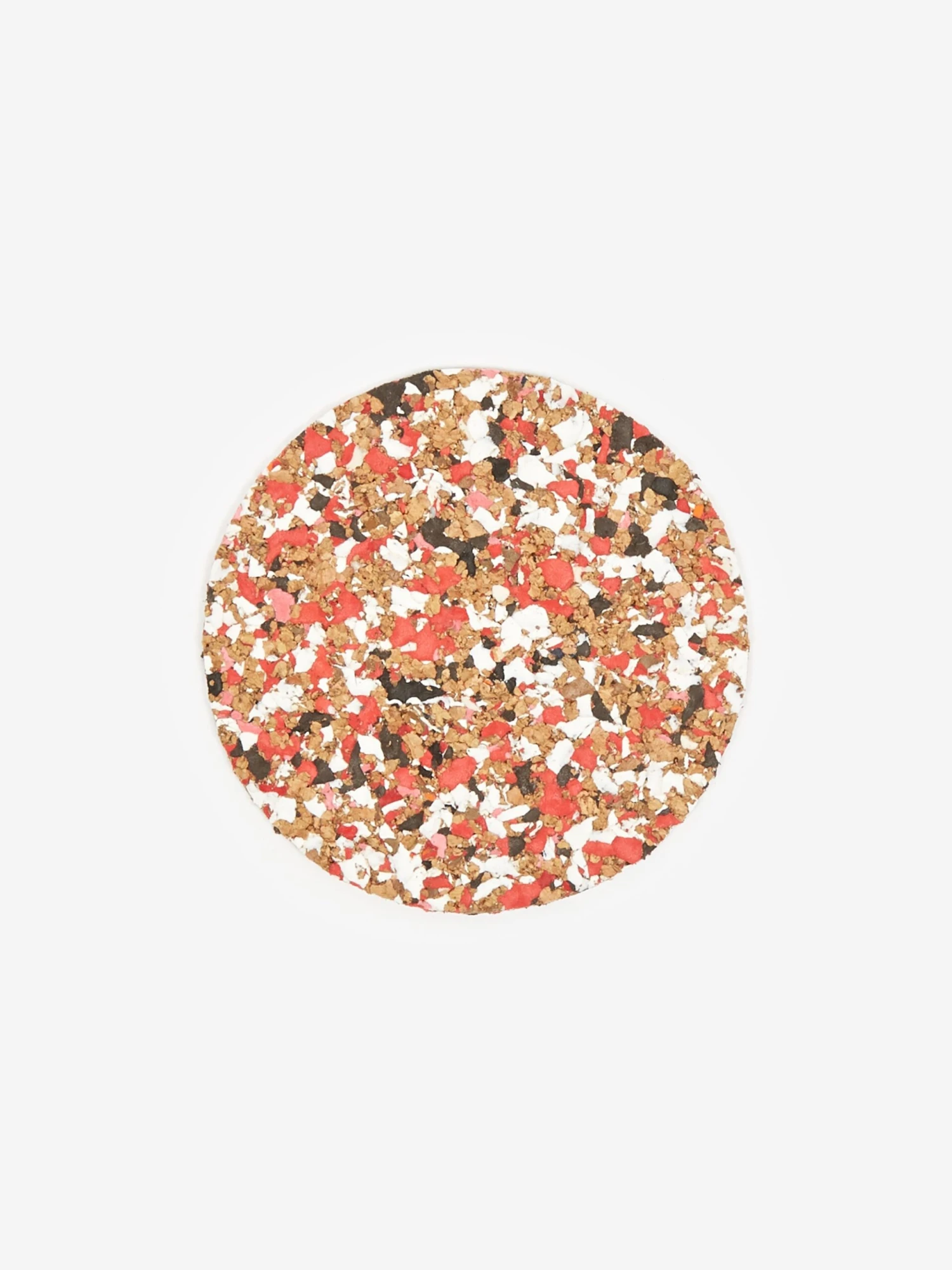 Yod And Co Speckled Cork Set Of 4 Drink Coasters - Red 4 Yod And Co Speckled Cork Set Of 4 Drink Coasters - Red - Image 2